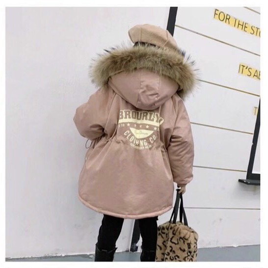 áo parka lót lông bé gái size đại hàng có sẵn ảnh thật, kèm video