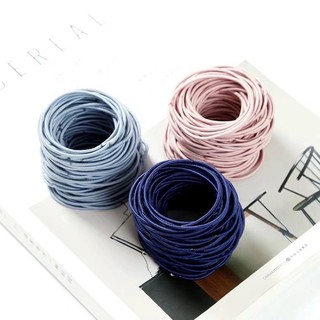 Sét 100 dây chun buộc tóc mix đủ màu