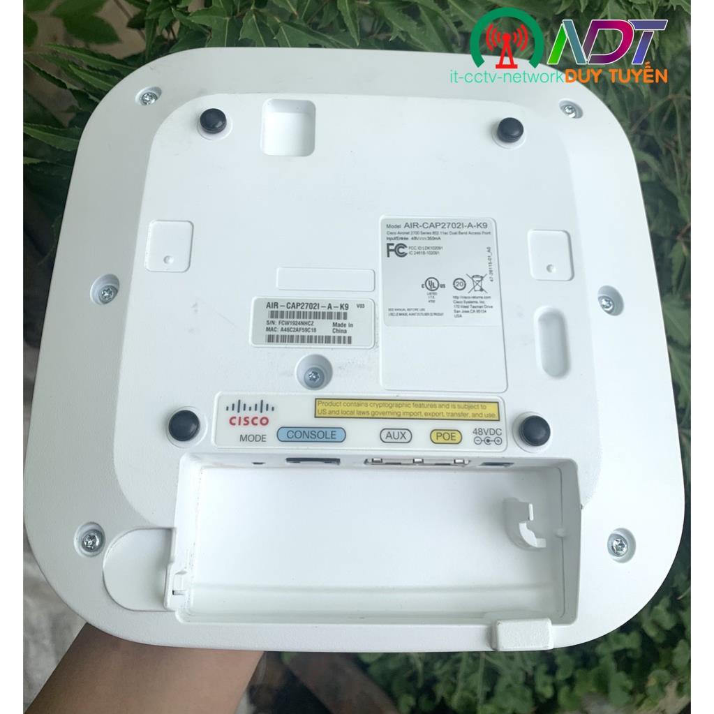 ✔️  Cisco Aironet 2702i - Bộ Phát Wifi  AIR-CAP2702I - Chạy Độc Lập - Chuẩn AC