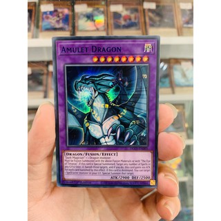 Thẻ Bài Lẻ YugiOh! Mã DLCS-EN005 - Amulet Dragon - Ultra Rare (Blue) - 1st Edition