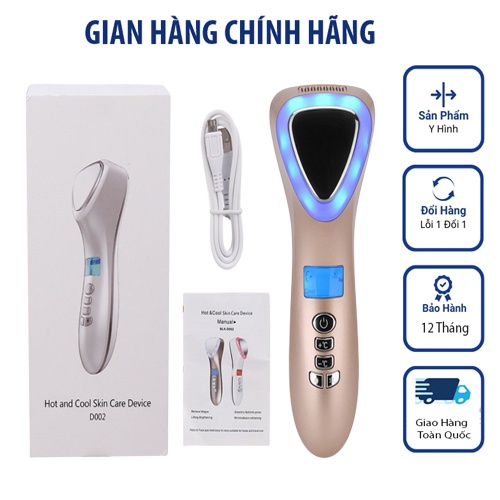 Búa Điện Di Nóng Lạnh , Điện Di Nóng Lạnh Massage Kết Hợp Ánh Sáng Sinh Học D002