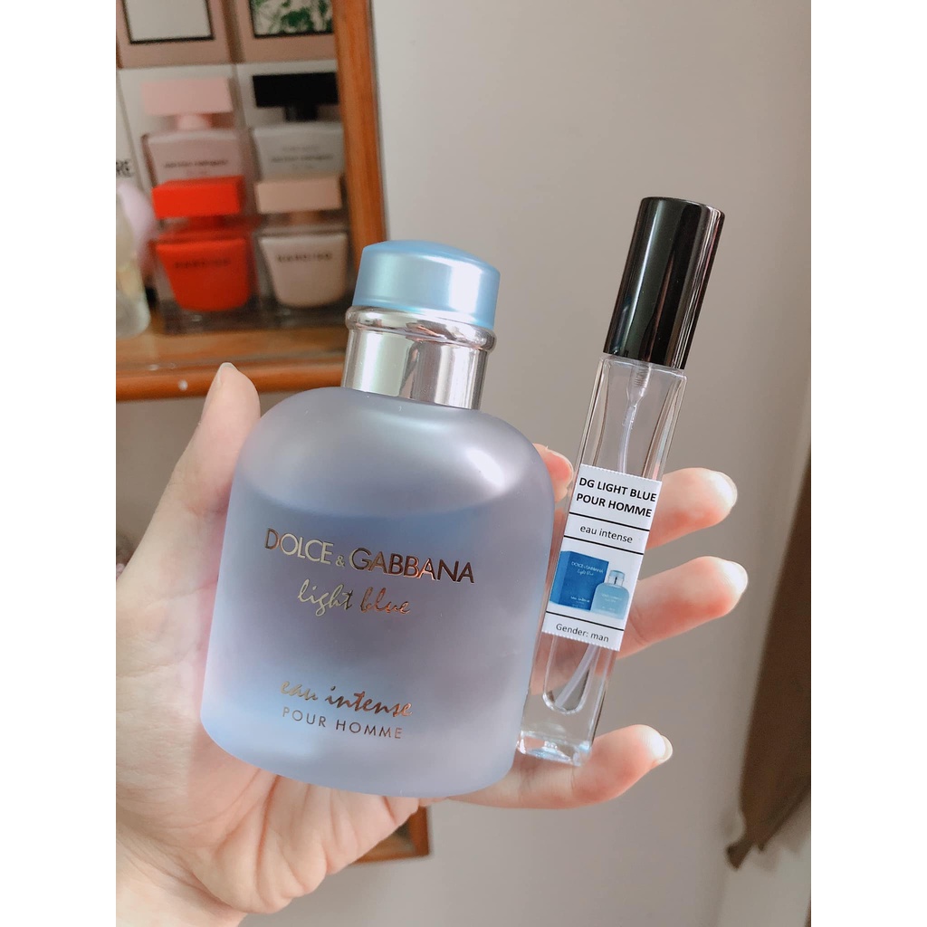 [ Mẫu thử ] Nước hoa DG Light Blue Eau Intense Pour Homme/ Chuẩn Authentic