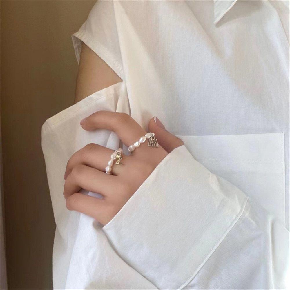 Nhẫn Khắc Chữ ROSE Phong Cách Bohemian Thời Trang Dành Cho Nữ