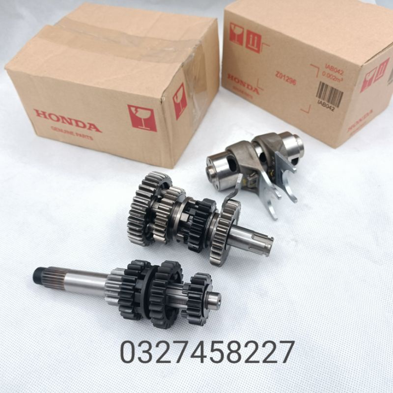 Bộ nhông heo số, máy động cơ WAVE Alpha 110, S110, RSX, Blade... zin Honda