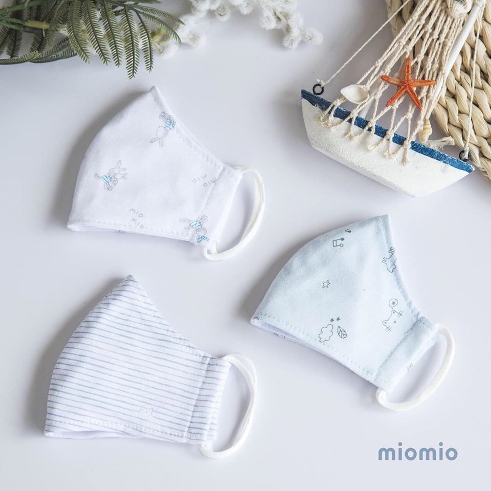 Set 3 Khẩu trang em bé MIOMIO vải cotton [ Mio ]