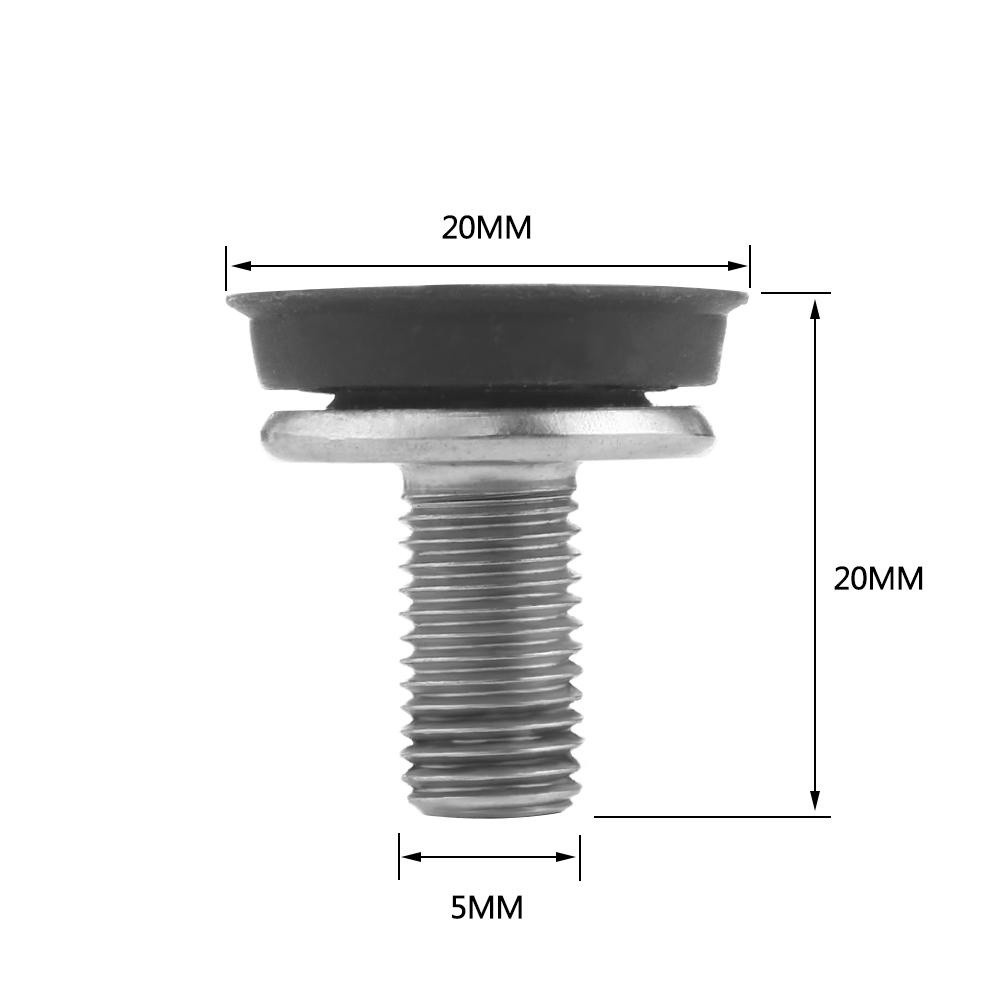 Bu Lông Trục Giữa Xe Đạp Bằng Thép M8 Lỗ Vuông