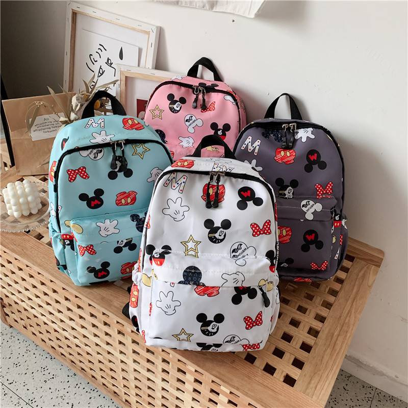 DISNEY Ba Lô Đi Học mini In Họa Tiết Mickey Hoạt Hình Đáng Yêu Phong Cách Hàn Quốc Cho Bé Trai Và Bé Gái BY4 YB4