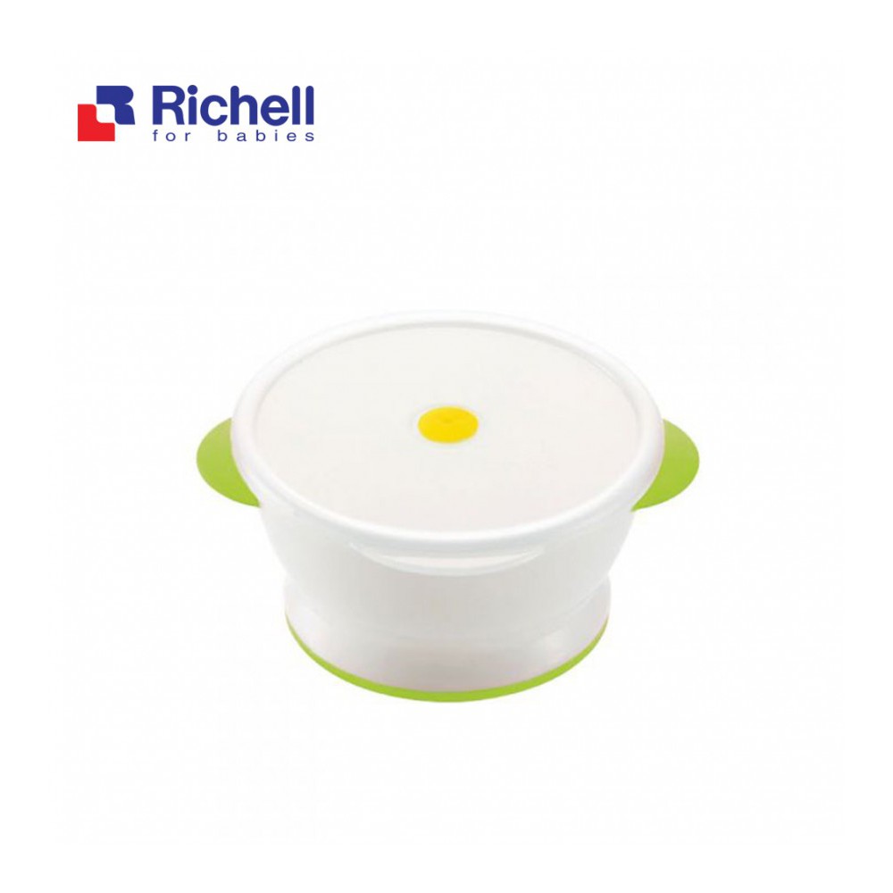 Bát Ăn Dặm Richell Có Nắp Đậy 200ML RC21101