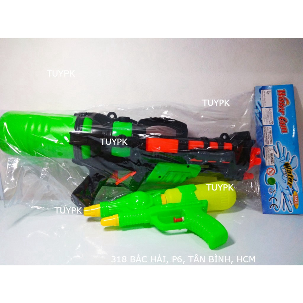 Đồ chơi súng nước áp lực, bắn xa , đồ chơi hồ bơi, đi biển