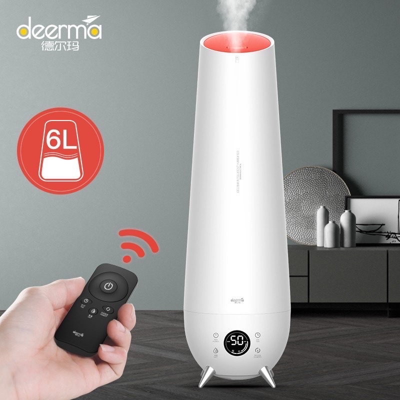 (*)GIAO HỎA TỐC MÁY PHUN SƯƠNG TẠO ẨM Xiaomi Deerma LD612 Điều Khiển Từ Xa- Fullbox- BH 6 tháng