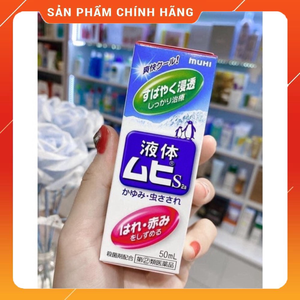 Lăn bôi vết côn trùng cắn Muhi 50ml