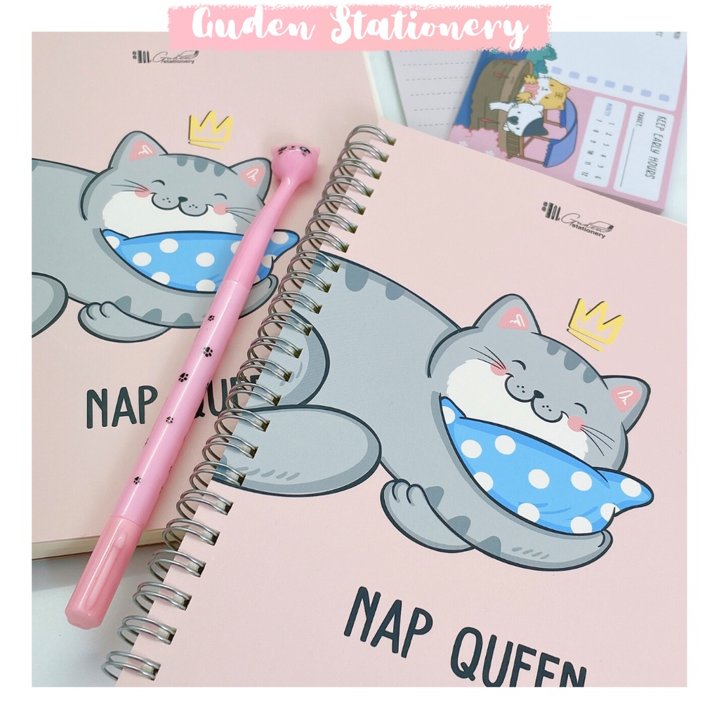 Hộp quà sổ tay tặng bạn gái Nap Queen_Guden Stationery