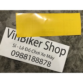 Miếng dán vàng < Decal Dán vàng, xanh> Gắn Biển Số Xe Máy!