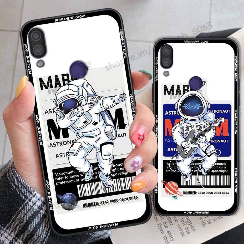 Ốp Xiaomi Redmi Note 7 be@r brick mars thời trang, ốp lưng điện thoại viền dẻo siêu chất