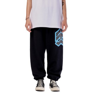 5THEWAY® /stroke/ BIG LOGO SWEATPANT™ in BLACK aka Quần Thun Đen Dài