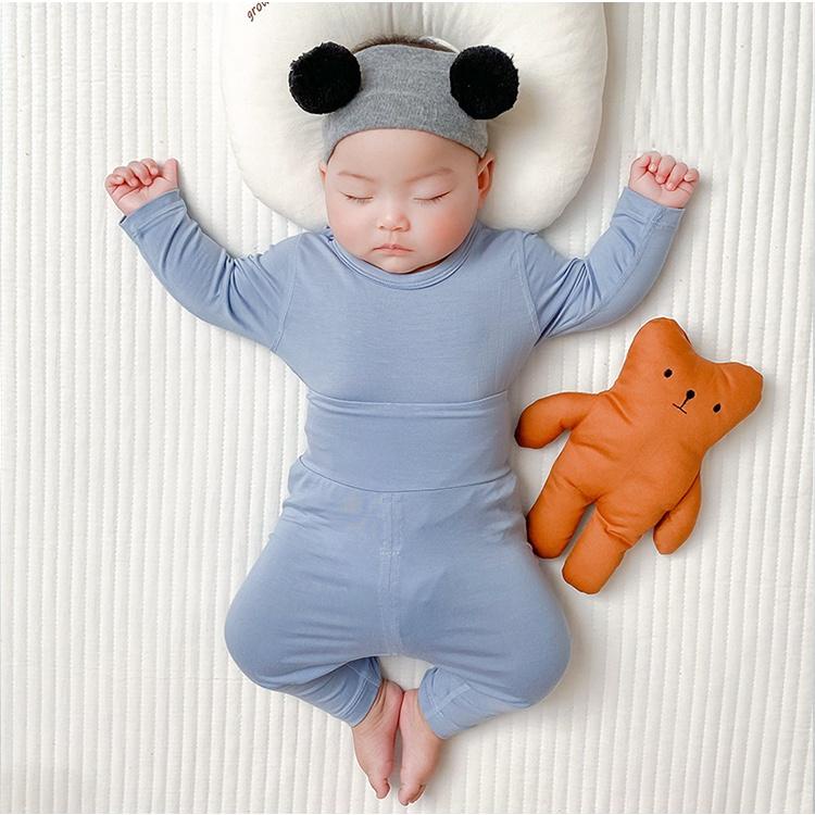 Đồ bộ DÀI TAY bé trai bé gái trơn, Set quần áo trẻ em mặc nhà, bộ cộc tay mùa thu 4-18kg