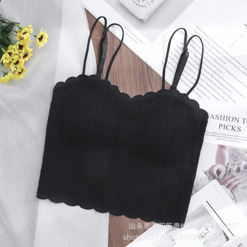 Áo bra Nữ đẹp ren tôn vòng một sexy quyến rũ thiết kế 2 dây thoáng mát mẫu BRA14