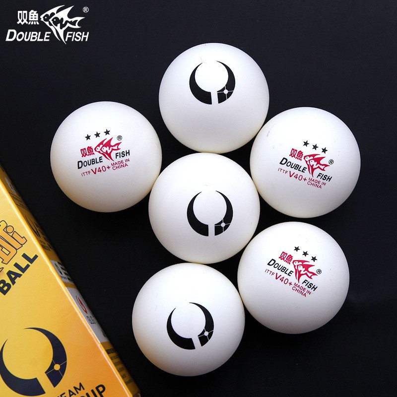 Quả bóng bàn thi đấu Double Fish V40+ 3*  Banh bóng bàn Double fish V40+ đạt tiêu chuẩn thi đấu quốc tế