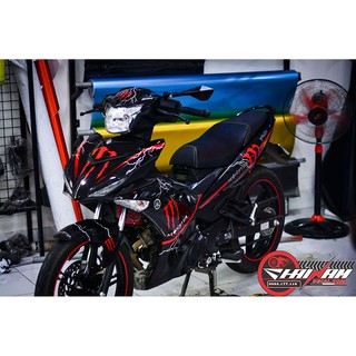 Tem Trùm Exciter 150 Đỏ Đen Monsster
