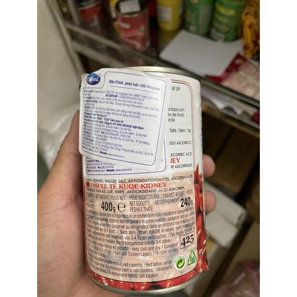 ĐẬU HẠT ĐỎ RED KIDNEY BEANS 400gr