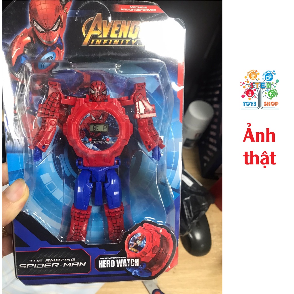 Đồng Hồ Biến Hình Các Nhân Vật Siêu Anh Hùng Venger / Elsa Đeo Tay Cho Bé Trai/ Bé Gái