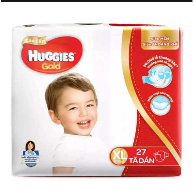 Tã Quần/Dán huggies gold đủ size S40/M32/M34/L28/L30/XL24/XL27/XXL20