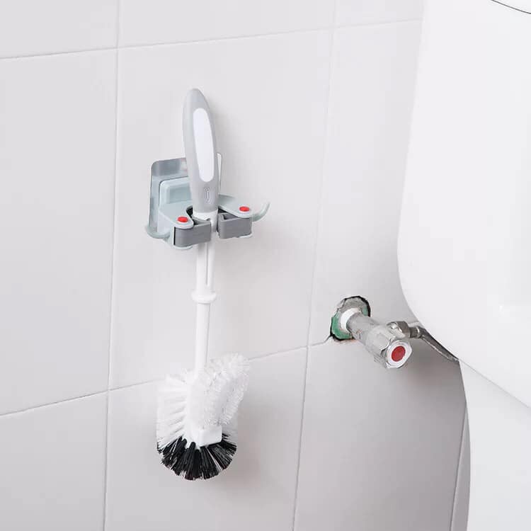 Móc Treo Đa Năng - Móc Dán Tường Kẹp Chổi Thông Minh