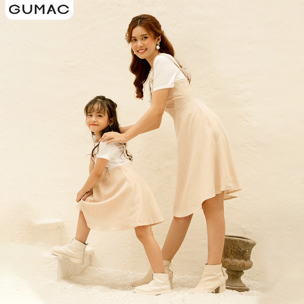 Đầm yếm caro xòe dành cho bé gái DKA1092 GUMAC | BigBuy360 - bigbuy360.vn