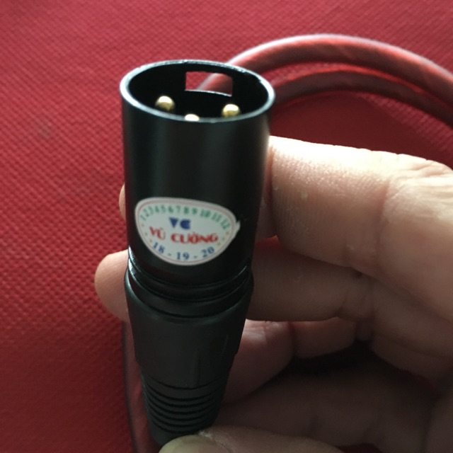 DÂY Canon 2 Đầu - Dương & Âm dài 1 mét