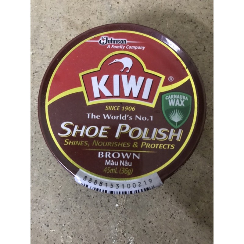 Xi đánh giày Kiwi 36g đen nâu hàng nhập khẩu thái lan chính hãng
