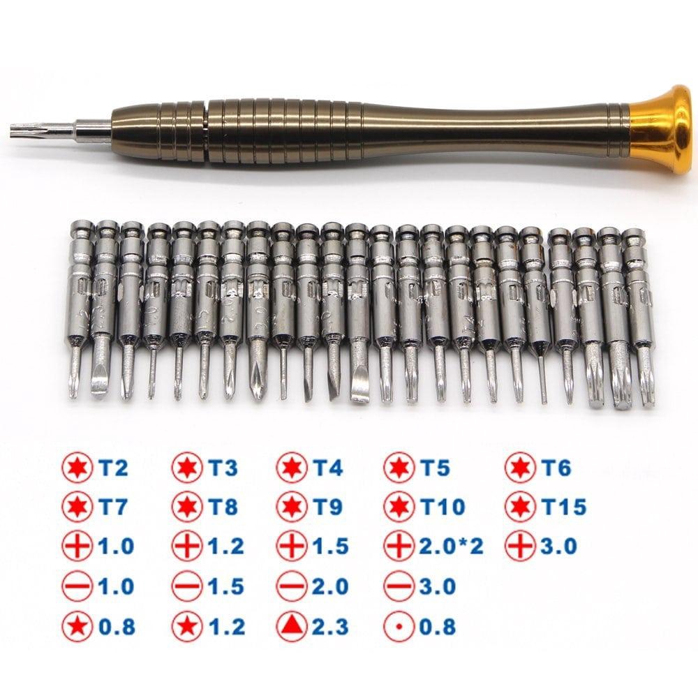 [LOẠI TỐT ĐẦU VẶN BẰNG GEN] Bộ Tua Vít Đa Năng Sửa Chữa Điện Thoại Screwdriver 25 Đầu Bóp D