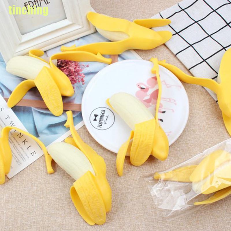 Đồ Chơi Nắn Bóp Đàn Hồi Giảm Stress Hình Quả Chuối