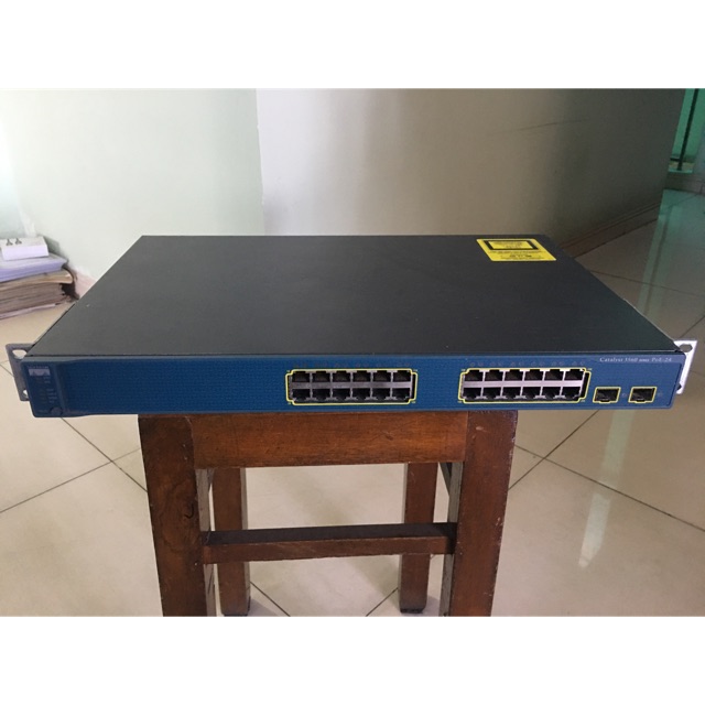 Switch Cisco WS C3560-24P S-S (đã qua sử dụng)