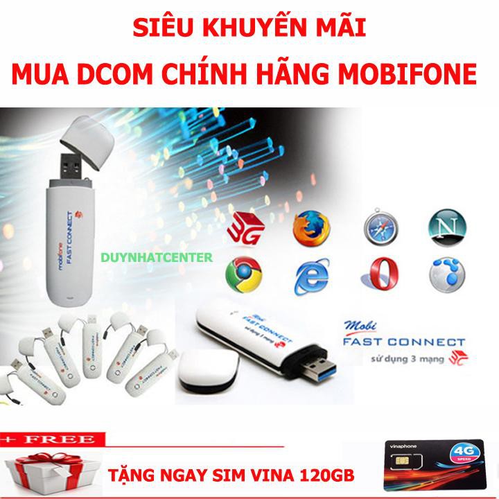 Usb 4G Tốc Độ Cao CHính Hãng Mobifone - Chạy Đa Mạng - Giúp Đổi IP
