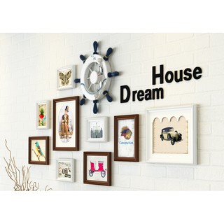 Khung Hình Dream House Rudder wheel Treo Tường