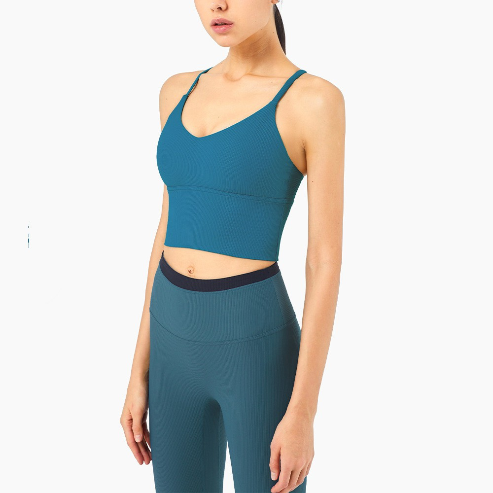 Áo ngực thể thao chạy bộ yoga HOPPE FUMENG hai dây hở lưng thời trang năng động dành cho nữ