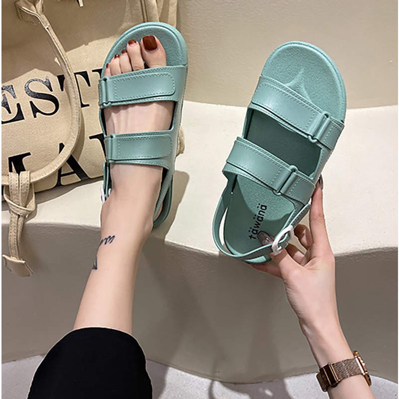 Dép Sandal Nữ Quai Hậu 2 Quai Ngang 3 Màu Teen Hot D53