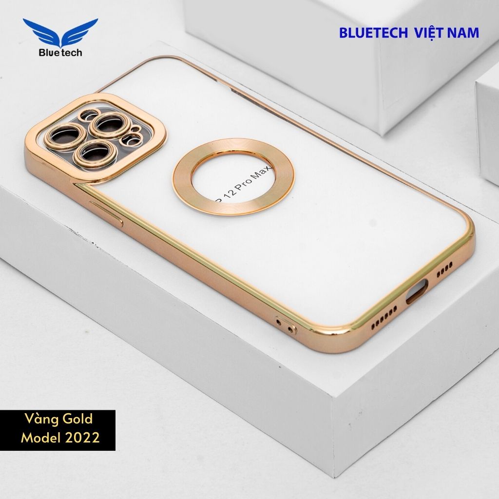 Ốp lưng iphone hở táo, Ốp lưng iphone mạ Điện 6D chống rơi, sang trọng cho Iphone X- Iphone 13 ProMax- Bluetech