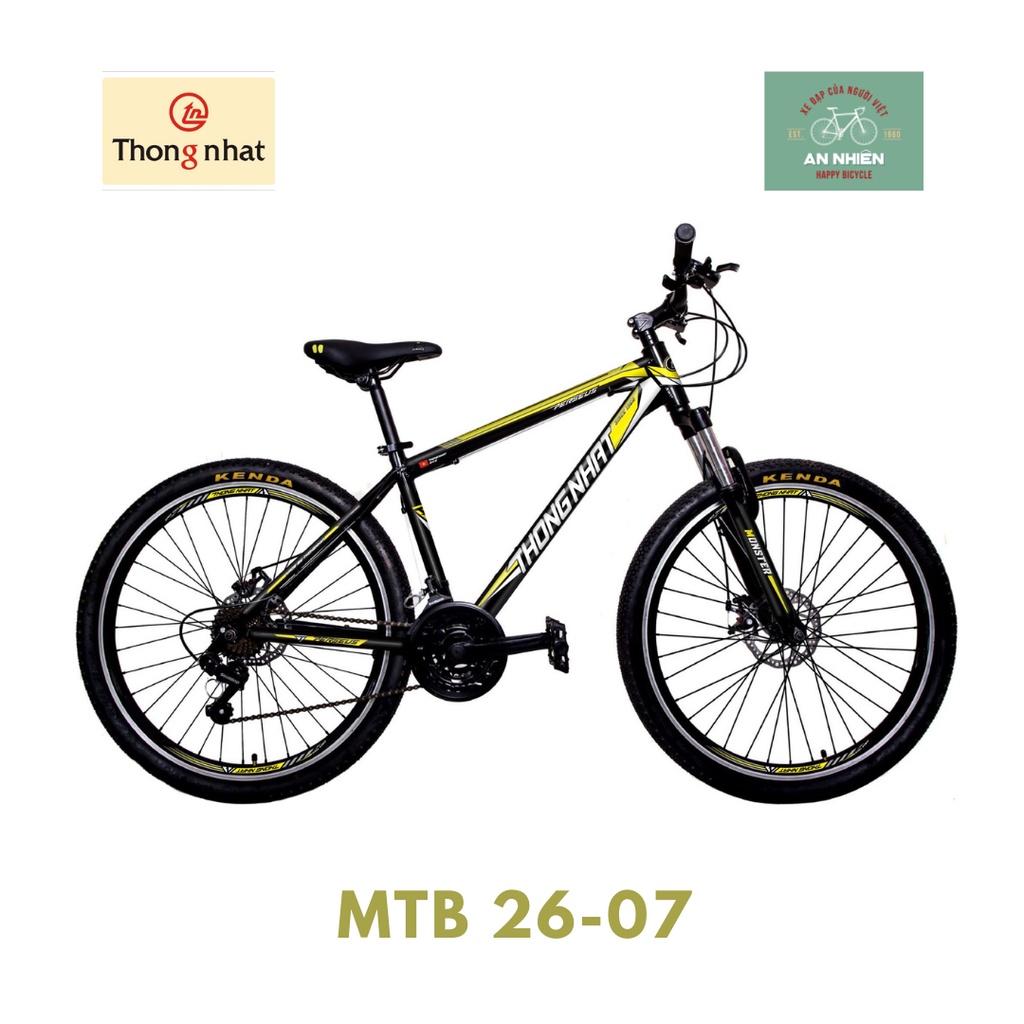 Xe địa hình Thống Nhất cỡ 26 có đề, phanh đĩa - MTB 26-07