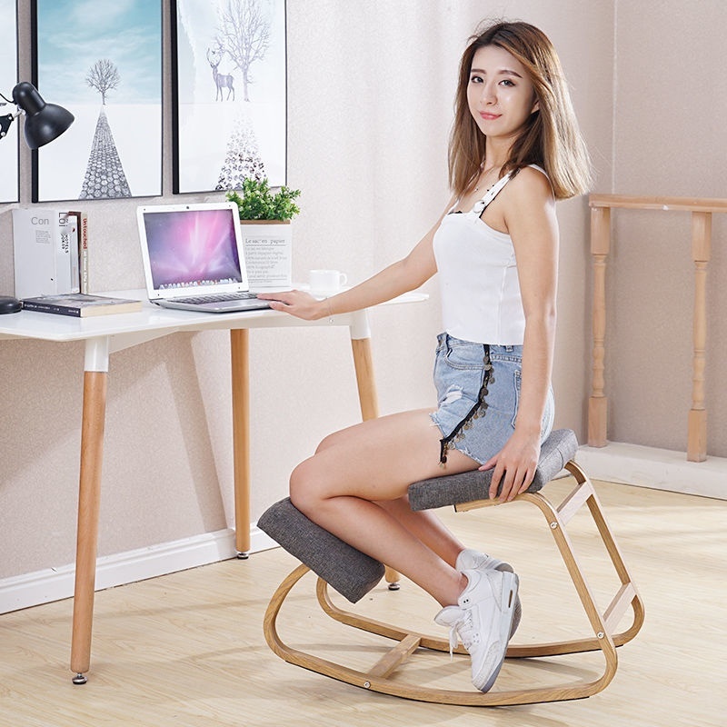 Ghế máy tính sáng tạo, tư thế ngồi chỉnh sửa công thái học, ghế quỳ