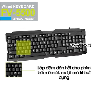 Bộ Bàn phím + Chuột ForeV FV5500
