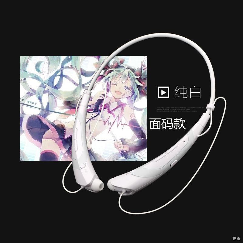 ▧Khái niệm hoạt hình tai nghe Hatsune Miku Bluetooth thể thao ngoài trời không dây học sinh Xung quanh yếu tố thứ ha