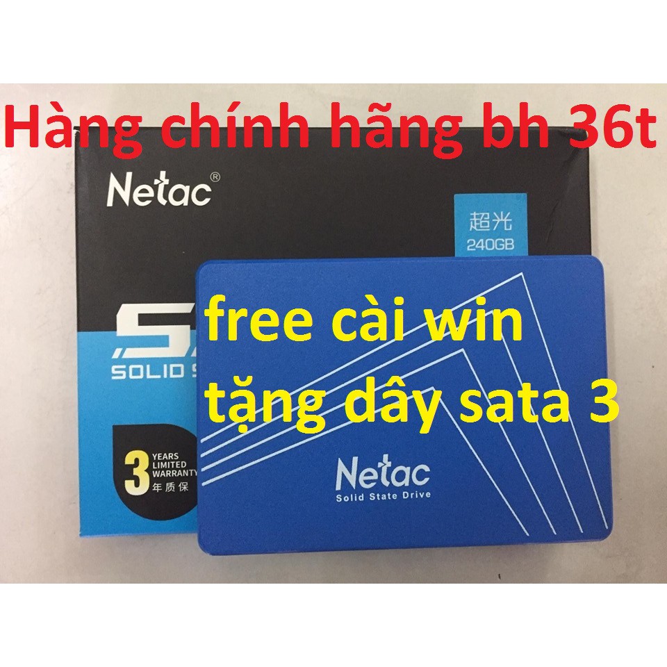 Ổ Cứng SSD Netac 128GB/120G/160G/240G/512G