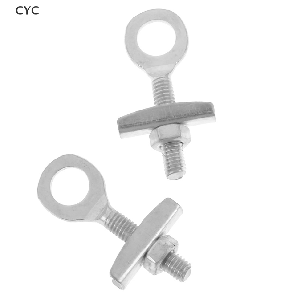 CYC 2PCS Fixed Gear Bicycle Chain Adjust Bolt Commuting Bike Chain Tensioner Bolts CY