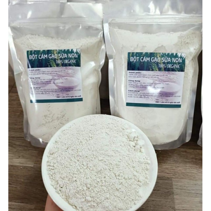 cám gạo sữa non organic