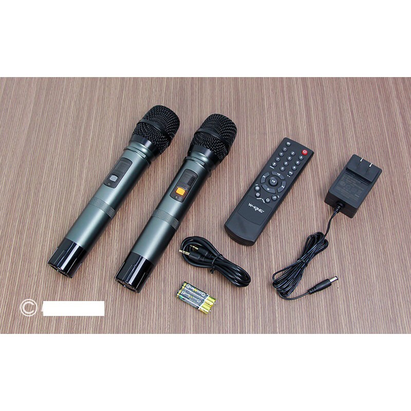Loa Karaoke di động W-King K5/Vimu K5 công suất 160W, Tặng kèm 2 micro không dây