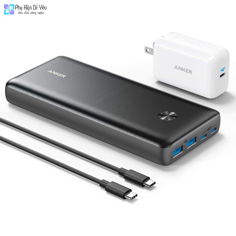 Pin sạc dự phòng Anker PowerCore III Elite 25600 87W - A1291 [CHÍNH HÃNG PHÂN PHỐI VN, BẢO HÀNH 18 THÁNG]