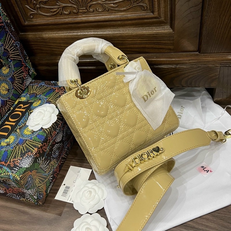 Túi nữ xách tay đeo chéo sang trọng C Lady bóng 5 màu  FULLBOX