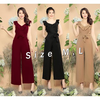 Jum dài cổ bèo thắt nơ eo xinh xắn