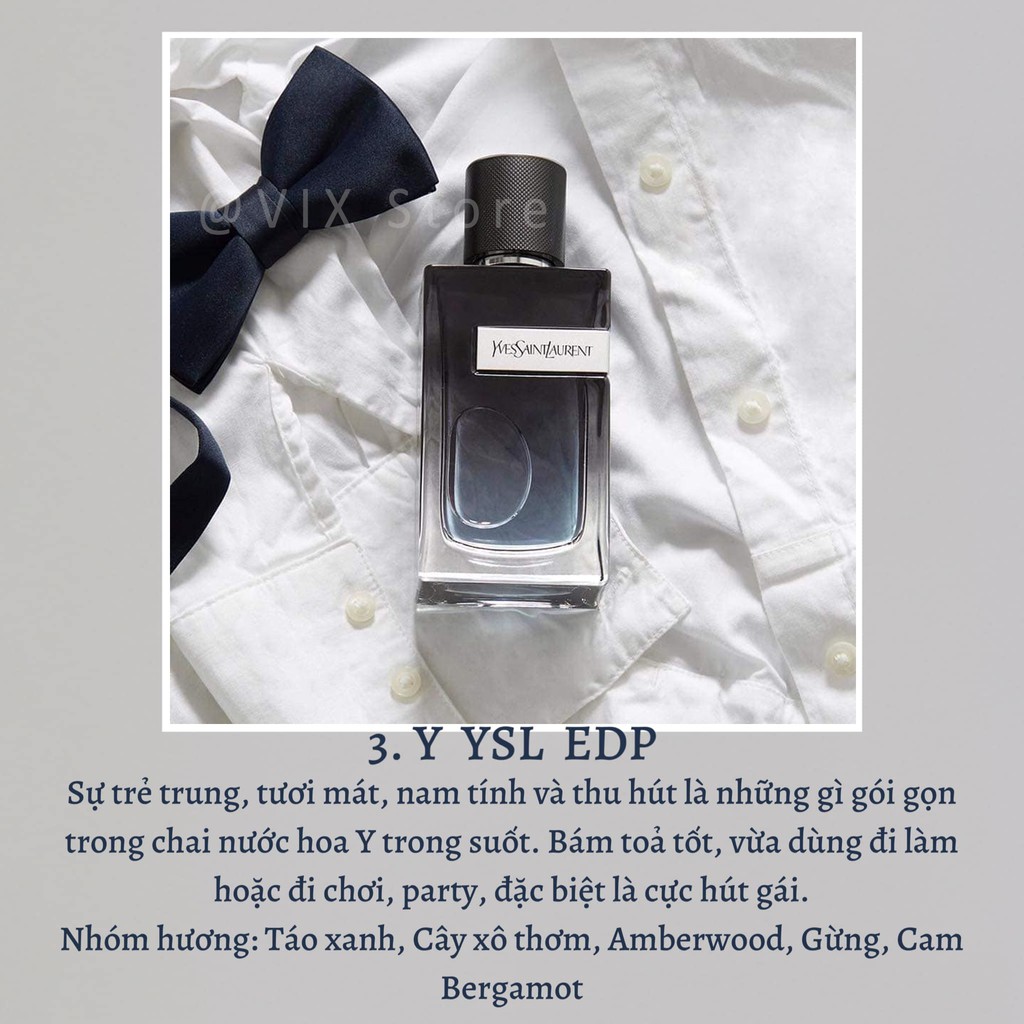 [ Full seal ] Nước Hoa Nam YSL Y - EDP Chính Hãng 100ml